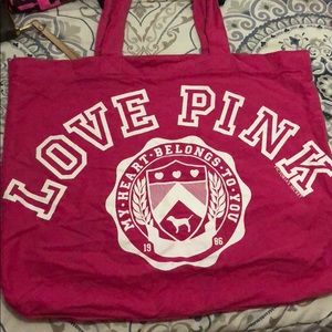 Pink tote